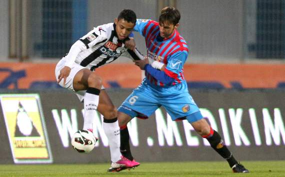 Luis Fernando Muriel, Nicola Legrottaglie - Catania-Udinese