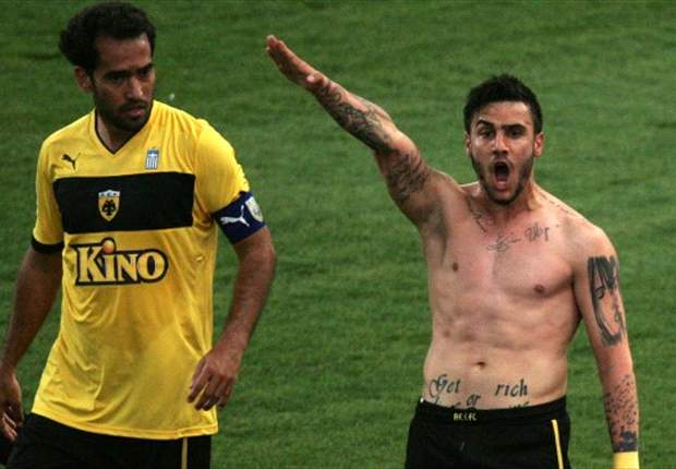 Greek footballer gets national team life ban for Nazi salute