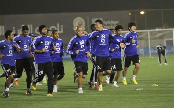 الهلال يغلق التدريبات قبل موقعة الإياب 