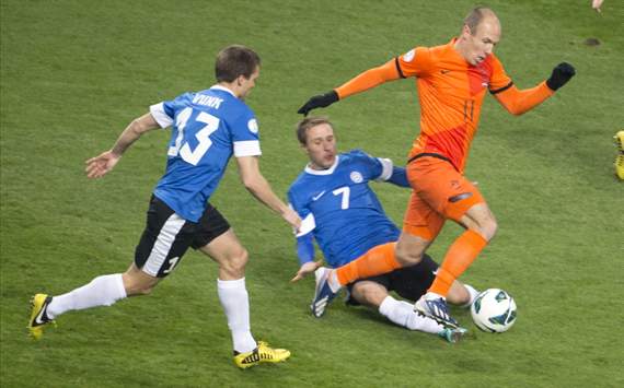 Netherlands - Estonia, Arjen Robben