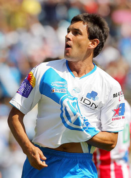 Álvaro Gonzalez del Puebla, celebra ante el Nacaxa (Mexsport)