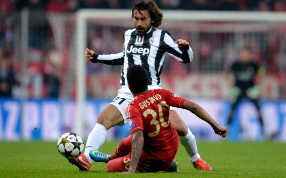 UEFA, Champions League, FC Bayern Munich vs. Juventus Turin, Andrea Pirlo, Luiz Gustavo