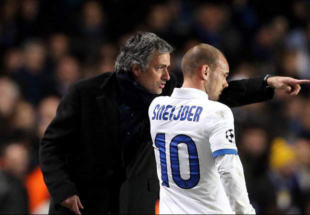Sneijder has hinted at a reunion with Mourinho at Chelsea