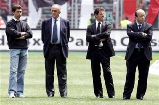 Agnelli, Giraudo, Capello and Moggi of Juventus (AFP)