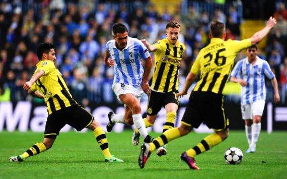 FC Malaga versus Borussia Dortmund