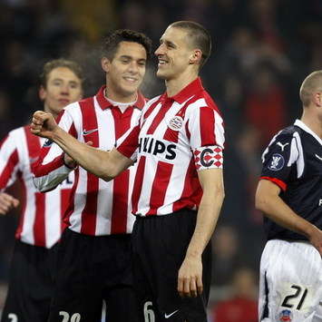PSV-Helsingborgs IF (Foto ANP)