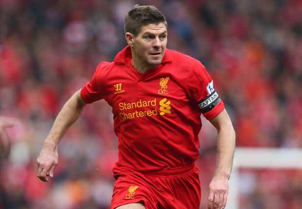 Kapten kesebelasan Liverpool, Steven Gerrard.