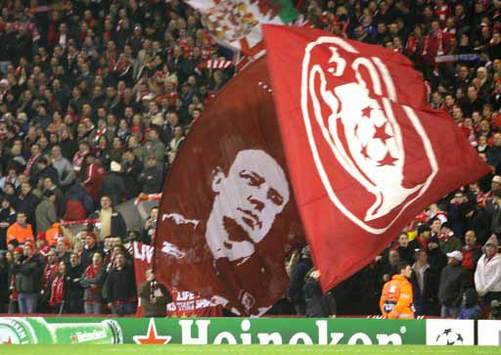 CL: Liverpool fans, Liverpool - Inter Milan (PA)