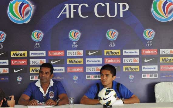 Willy Moraes, Sunil Chhetri, Pre-match Press Conference, Churchill Brothers vs Kitchee SC, AFC Cup