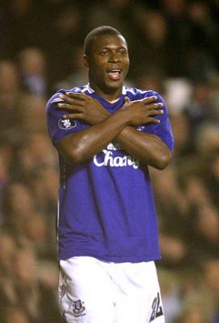 Uefa Cup: Ayegbeni Yakubu, Everton - SK Brann (PA)