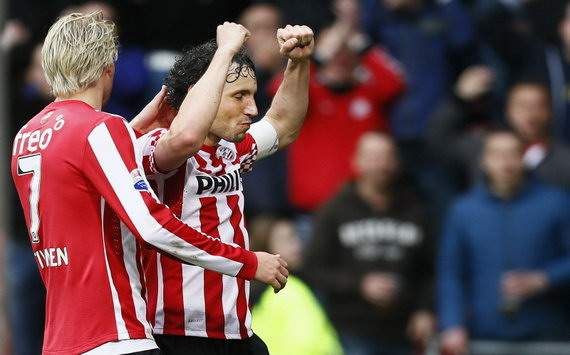 PSV - FC Groningen, Ola Toivonen & Mark van Bomme