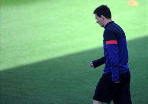 El argentino sigue entrenandose al márgen de sus compañeros y se recupera de su lesión