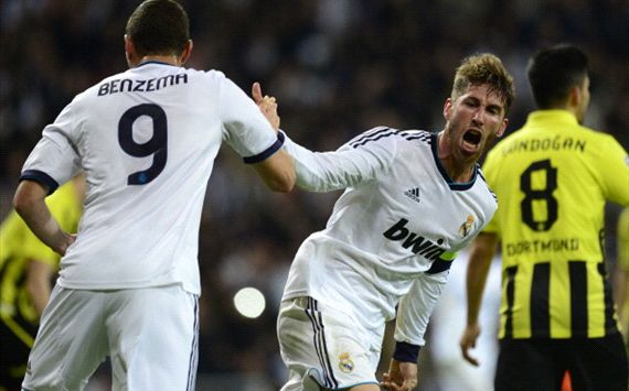 Karim Benzema, Sergio Ramos | Real Madrid v Borussia Dortmund | UCL