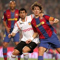 Copa del Rey: Caneira - Puyol - Barcelona-Valencia (Marca)
