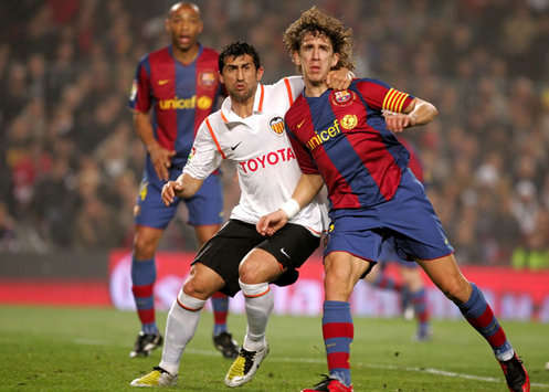 Copa del Rey: Caneira - Puyol - Barcelona-Valencia (Marca)