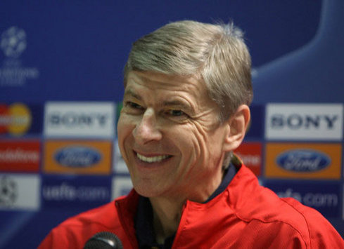 CL: Arsene Wenger, AC Milan - Arsenal (PA)