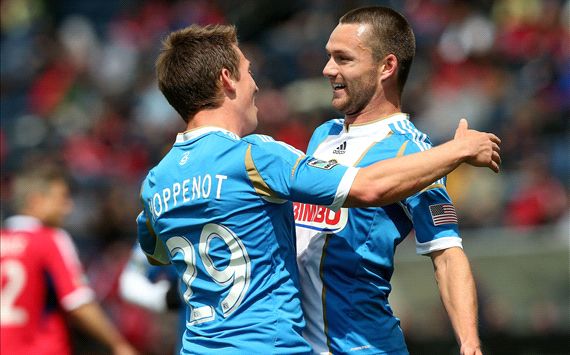 Jack McInerney, Antoine Hoppenot, Philadelphia Union, MLS