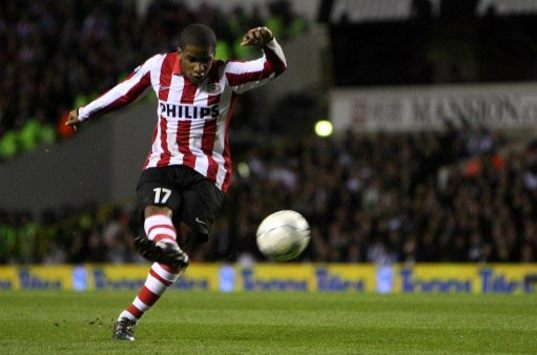 Uefa Cup: Jefferson Farfan, Tottenham Hotspur - PSV Eindhoven (PA)
