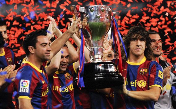 گزارش روز:بارسلونا تنها تیم بزرگ اروپایی با 4 عنوان قهرمانی لیگ در5فصل اخیر