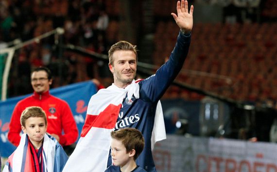 Beckham tri ân PSG ngày giải nghệ