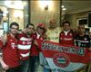 Pelea entre fans de Dortmund y Bayern