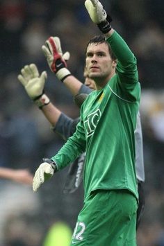EPL: Ben Foster, Derby County - Manchester United (PA)