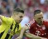 RAPOR PEMAIN: Borussia Dortmund 1-2 Bayern Munich