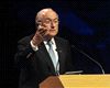 Sepp Blatter on Podium. Sepp Blatter on Podium.