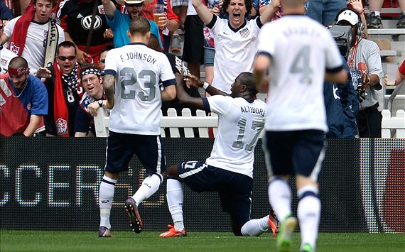 Jozy Altidore, Fabian Johnson, Michael Bradley: USA vs. Germany