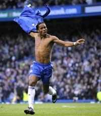 EPL: Didier Drogba, Chelsea - Arsenal (PA)