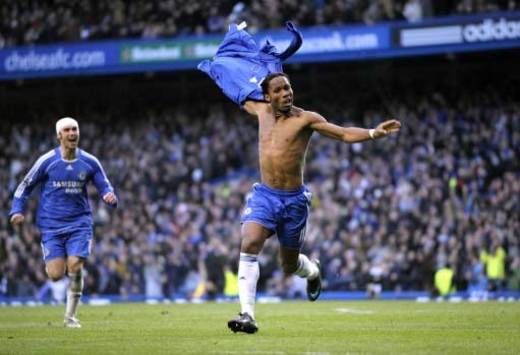 EPL: Didier Drogba, Chelsea - Arsenal (PA)