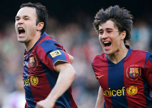 Iniesta - Bojan - Barcelona-Valladolid (Marca)