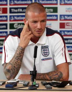 England Press Conference - David Beckham (PA)