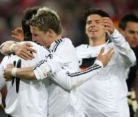 Friendly: Switzerland - Germany, Klose, Schweinsteiger, Gomez (firo)