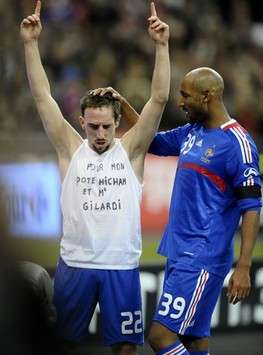 Franck Ribery & Nicolas Anelka (France vs England)