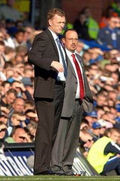EPL: David Moyes - Rafael Benitez, Liverpool - Everton (PA)
