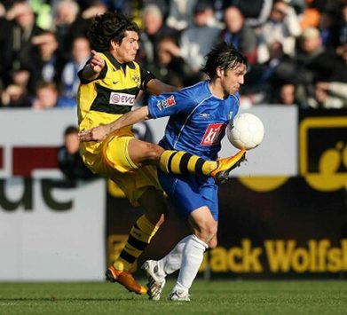 Bundesliga: VfL Bochum - Borussia Dortmund, Valdez, Hajnal (firo)