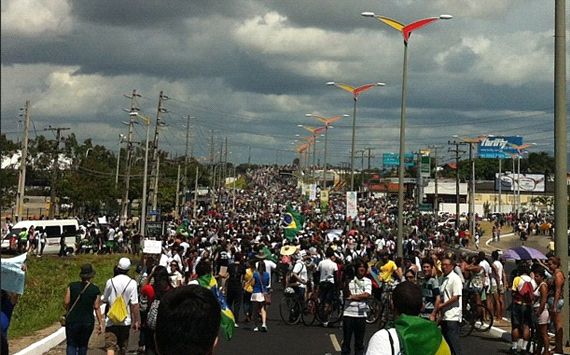 Neymar supports Brazilian protests
