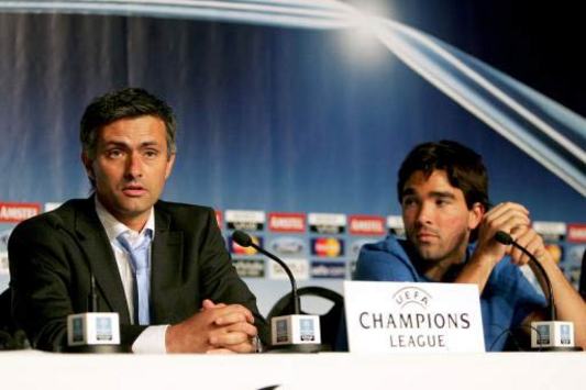 Jose Mourinho and Deco - FC Porto