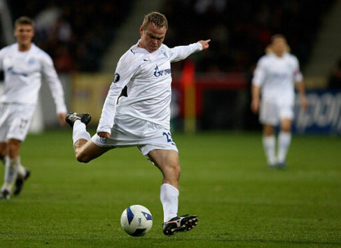 Uefa Cup: Bayer - Zenit, Aleksandr Anyukov  (PA)