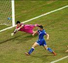 激闘の日本対イタリア戦　写真で振り返る