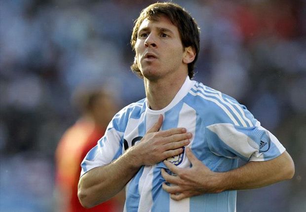 Lionel Messi di timnas Argentina