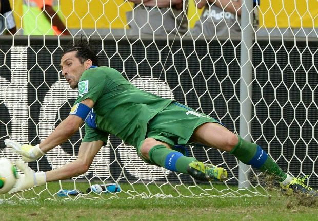 Gianluigi Buffon menjadi pahlawan kemenangan Italia pada perebutan tempat ketiga Piala Konfederasi 2013.