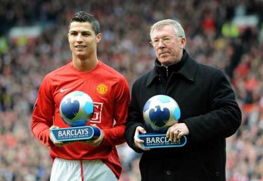 EPL: Alex Ferguson and Cristiano Ronaldo, Manchester United - Arsenal (PA)