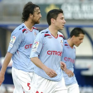 Lequi, Lago y Vitolo, del Celta de Vigo