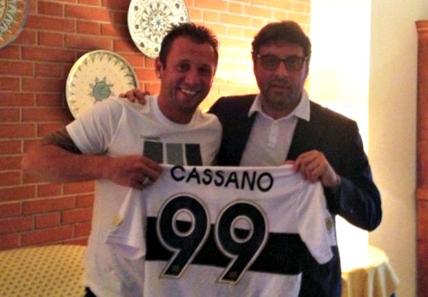Cassano leaves Inter for Parma