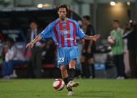 Il difensore del Catania Christian Terlizzi in azione (Foto Grazia Neri)