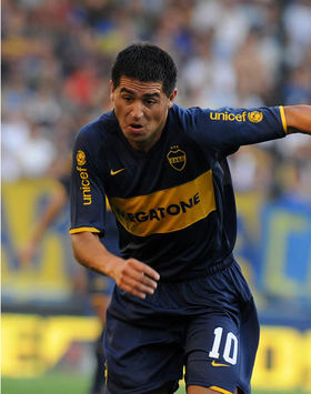 Juan Román Riquelme de Boca Juniors