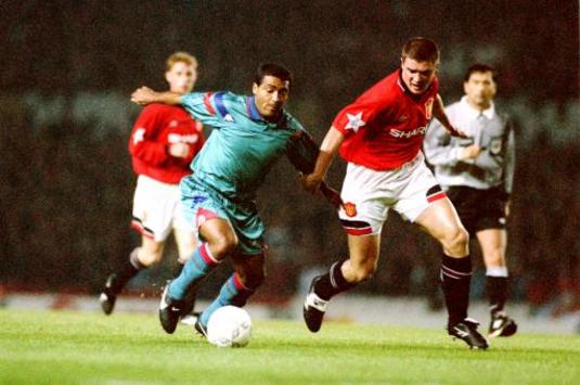 Romario (Barcelona) - Roy Keane (Manchester United), 1994