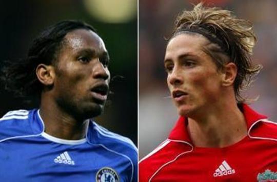 Didier Drogba (Chelsea) - Fernando Torres (Liverpool)